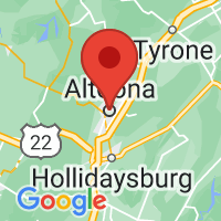 Map of Altoona PA US